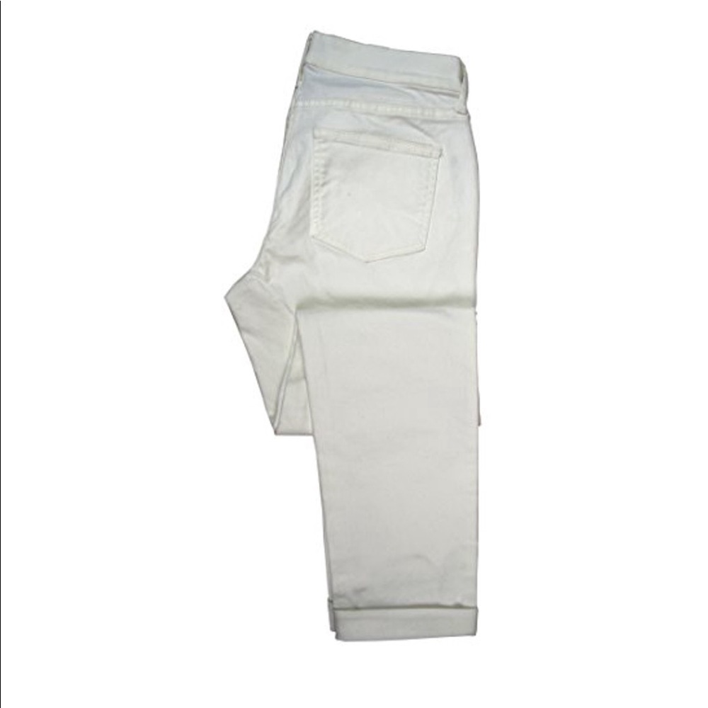 Banana Republic White Jeans Girlfriend Fit